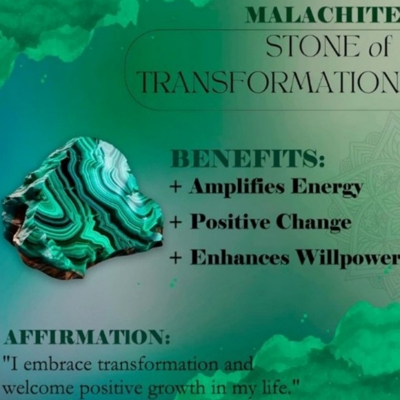 Malachite Gemstone 925 Sterling Silver Gemstone Handmade Earrings - Picture 2 of 2